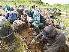 Digging at Gairloch with Wedigs
